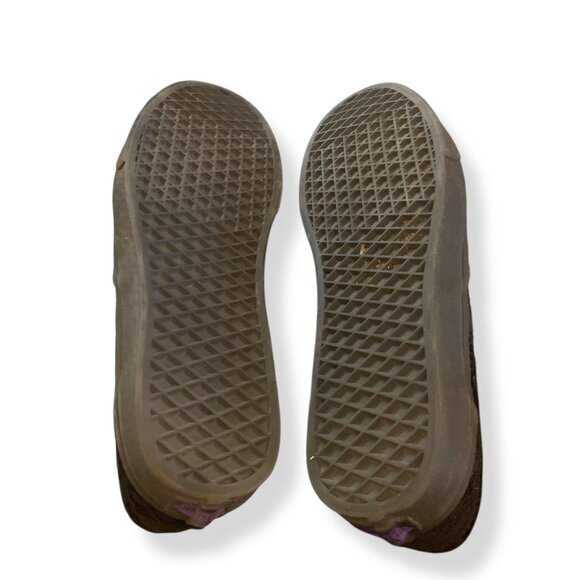 Vans Mens Classic Flocked Skulls Black on Black Velvet Burnout Purple Lining 12 - Picture 12 of 12